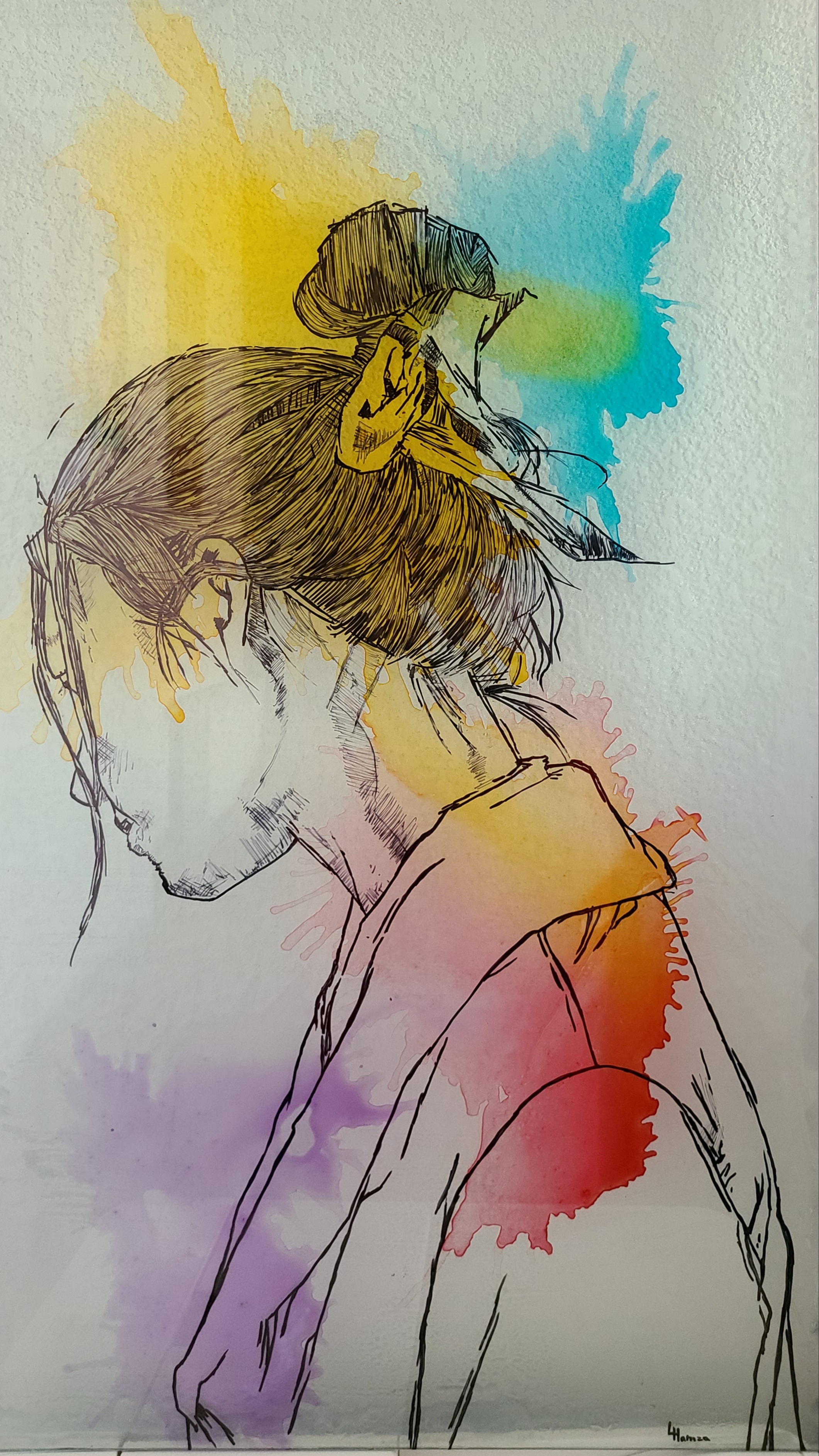 Dessin sur verre 1