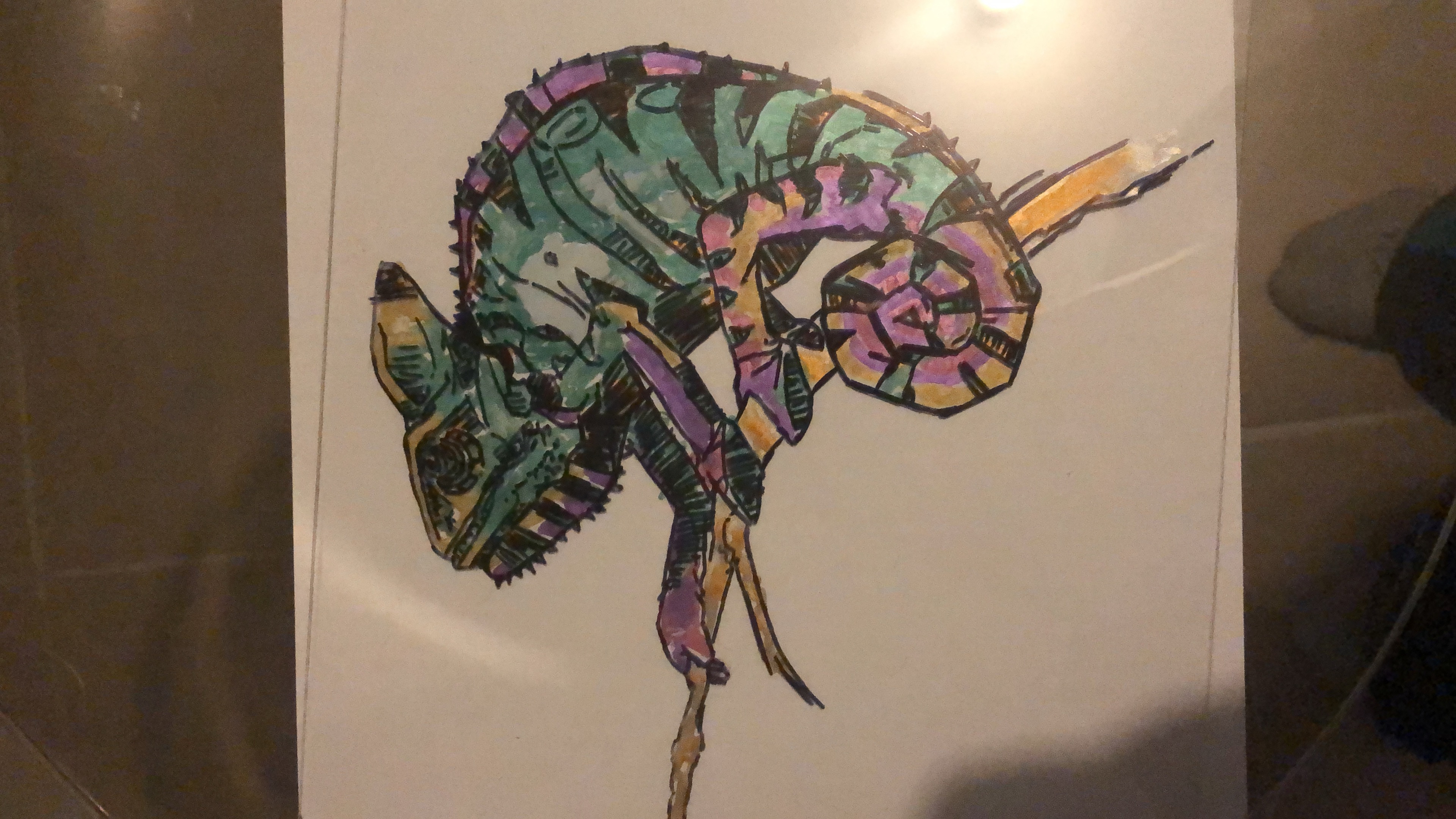 Dessin sur verre 2