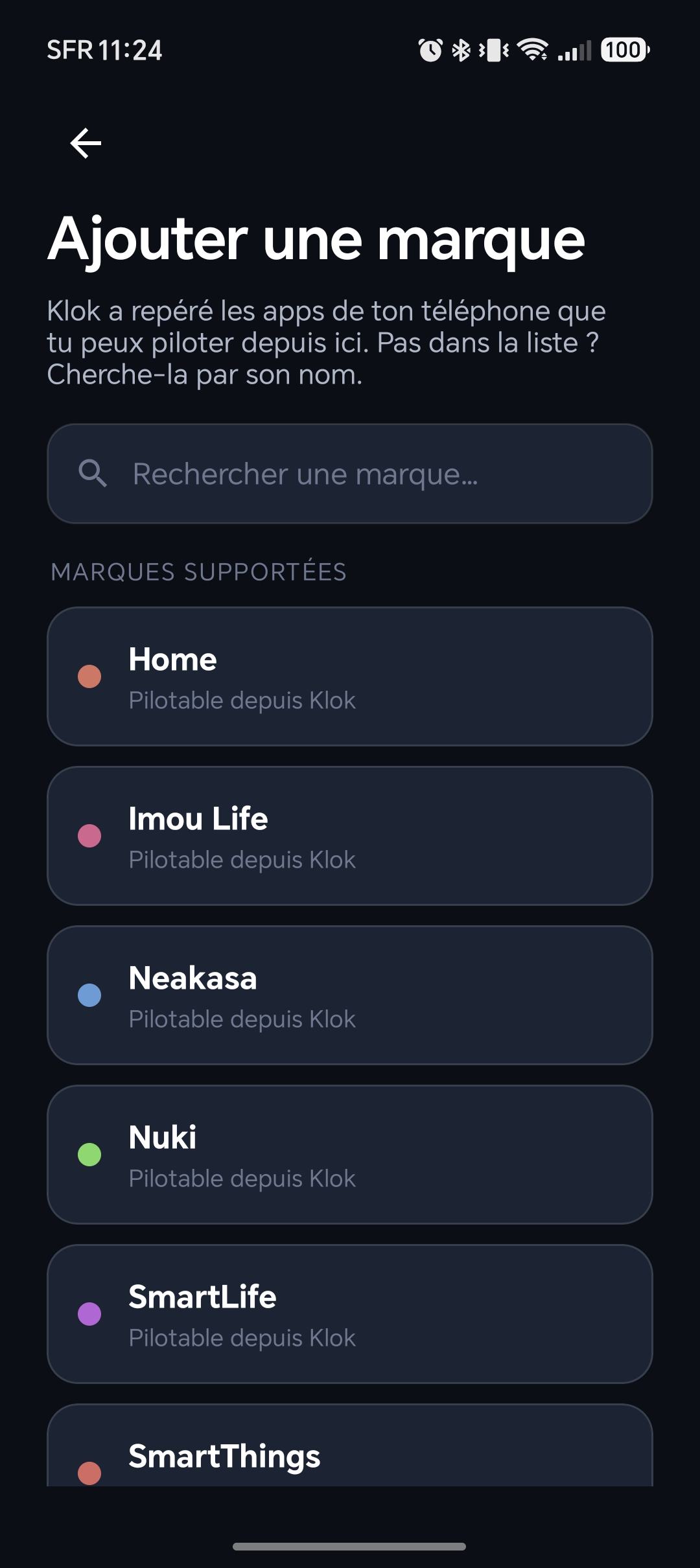 Choisir une marque